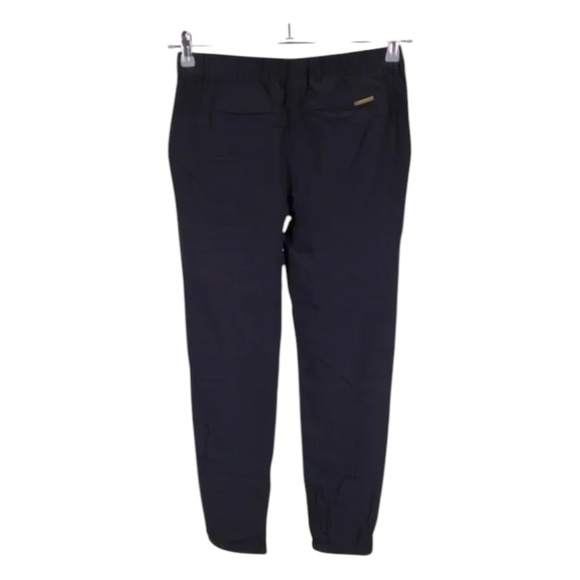 Michael Kors navy blue rayon lightweight zippered jogger pant. Sz.8 - Picture 2 of 15